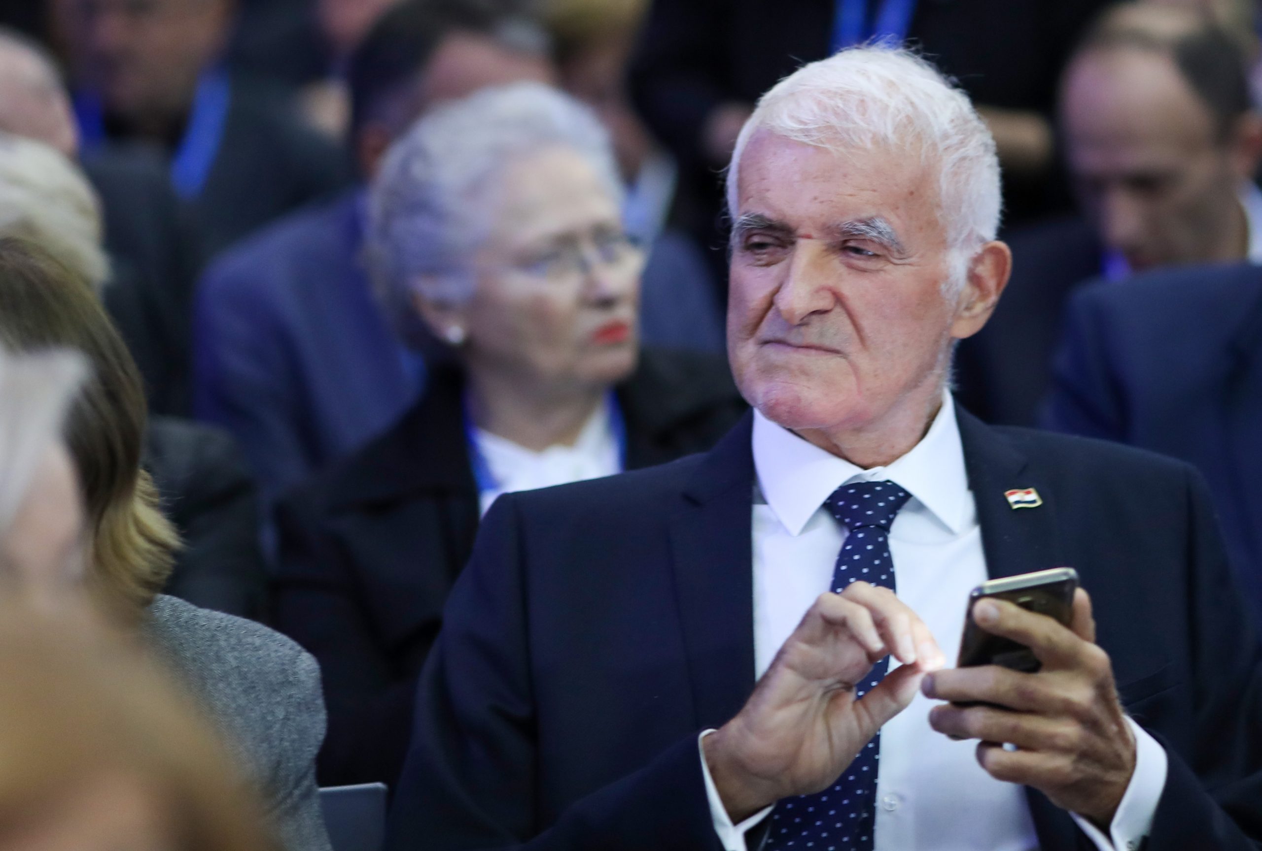 11.11.2019., Zagreb - Sluzbeno predstavljanje Izbornog programa Kolinde Grabar-Kitarovic u Kongresnoj dvorani Zagrebackog velesajma.  Zvonko Kusic Photo: Igor Soban/PIXSELL