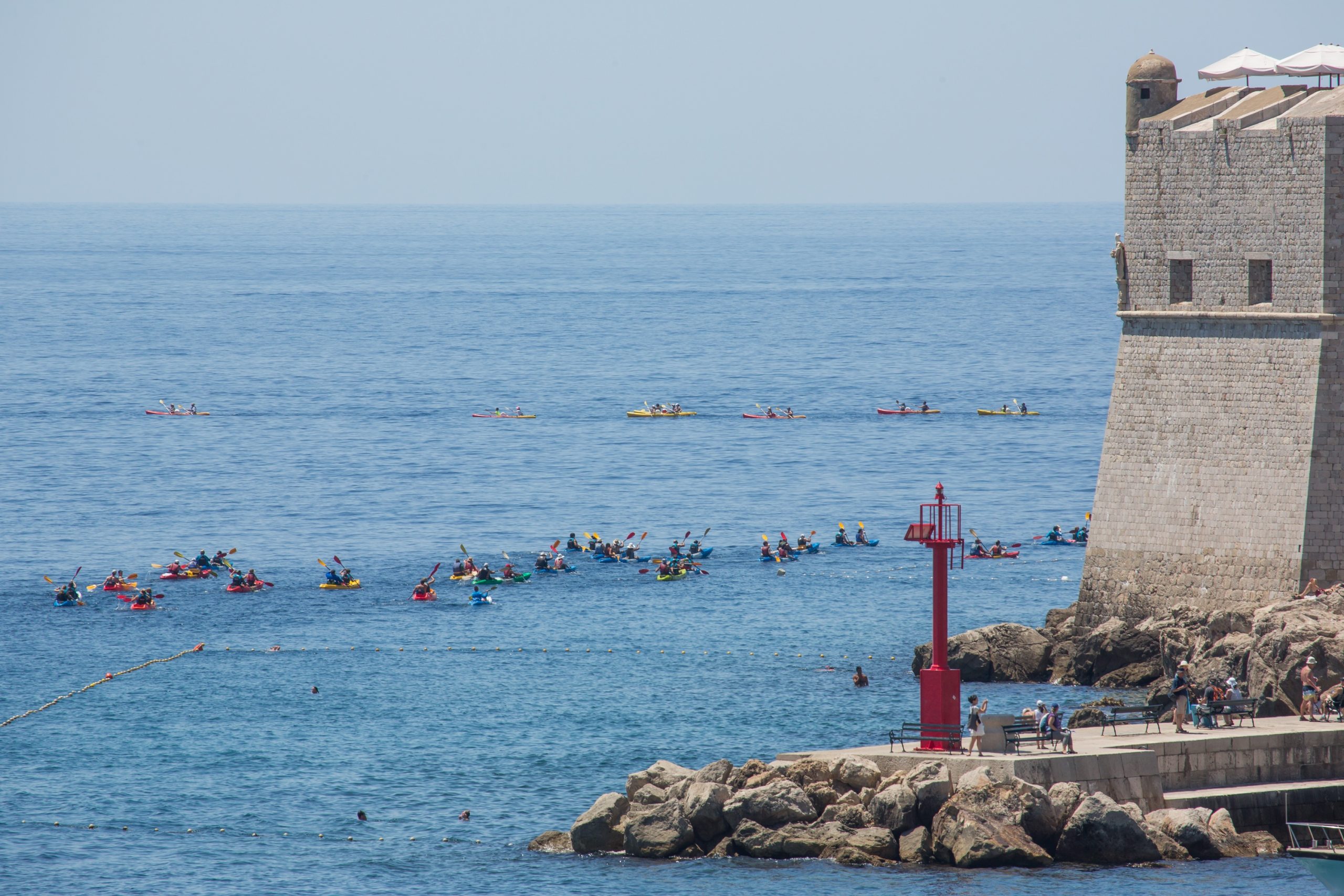 12.07.2015., Plaza Banje, Dubrovnik - Vruce i suncano, pravi ljetni dan u Dubrovniku.
Photo: Grgo Jelavic/PIXSELL