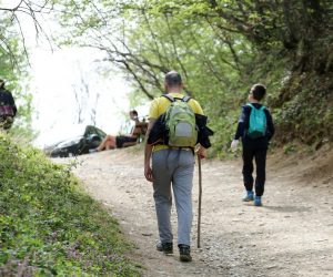 13.04.2020., Zagreb, Dosta gradjana odlucilo se za setnju i voznju bicikla po Glavici na Zelenoj magistrali
Photo: Emica Elvedji/PIXSELL