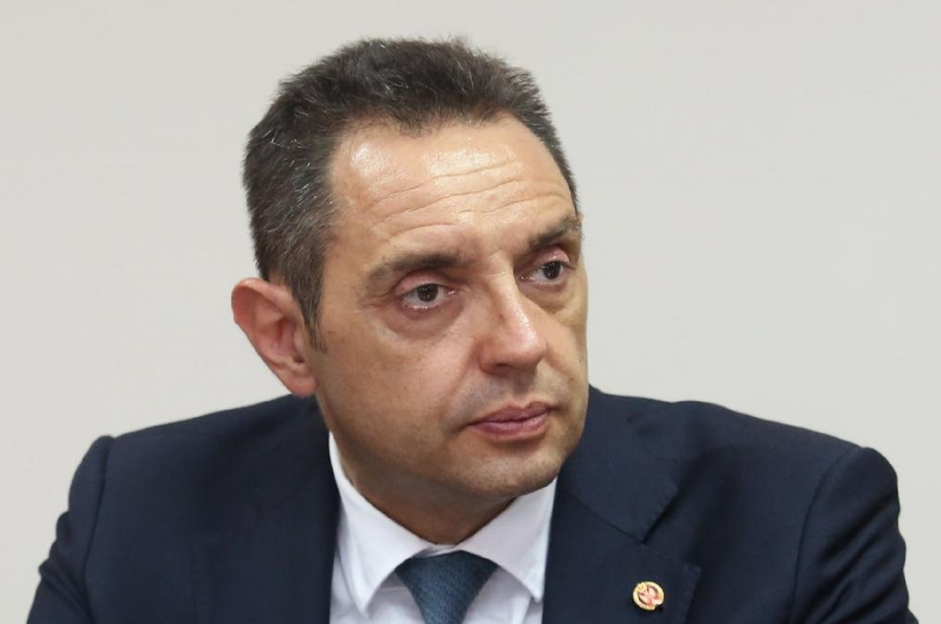 13.09.2019., Drvar, Bosna i Hercegovina - Povodom Dana sjecanja - spomen na sve srpske zrtve stradale u ratovima tijekom 20. stoljeca odrzana je akademija "Krajino moja", posvecena stradanju Srba iz zapadnokrajiskih opcina. Srbijanski ministar obrane Aleksndar Vulin Photo: Dusko Jaramaz/PIXSELL