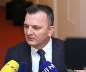 14.02.2020., Zagreb - Petar Skoric komentirao je u Saboru odustajanje od kandidature na stranackim izborima u HDZ-u.
Photo: Patrik Macek/PIXSELL