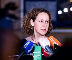 14.07.2020., Split - Svecano otvorenje 66. Splitskog ljeta na Peristilu. 
Ministrica kulture Nina Obuljen Korzinek
Photo: Milan Sabic/PIXSELL