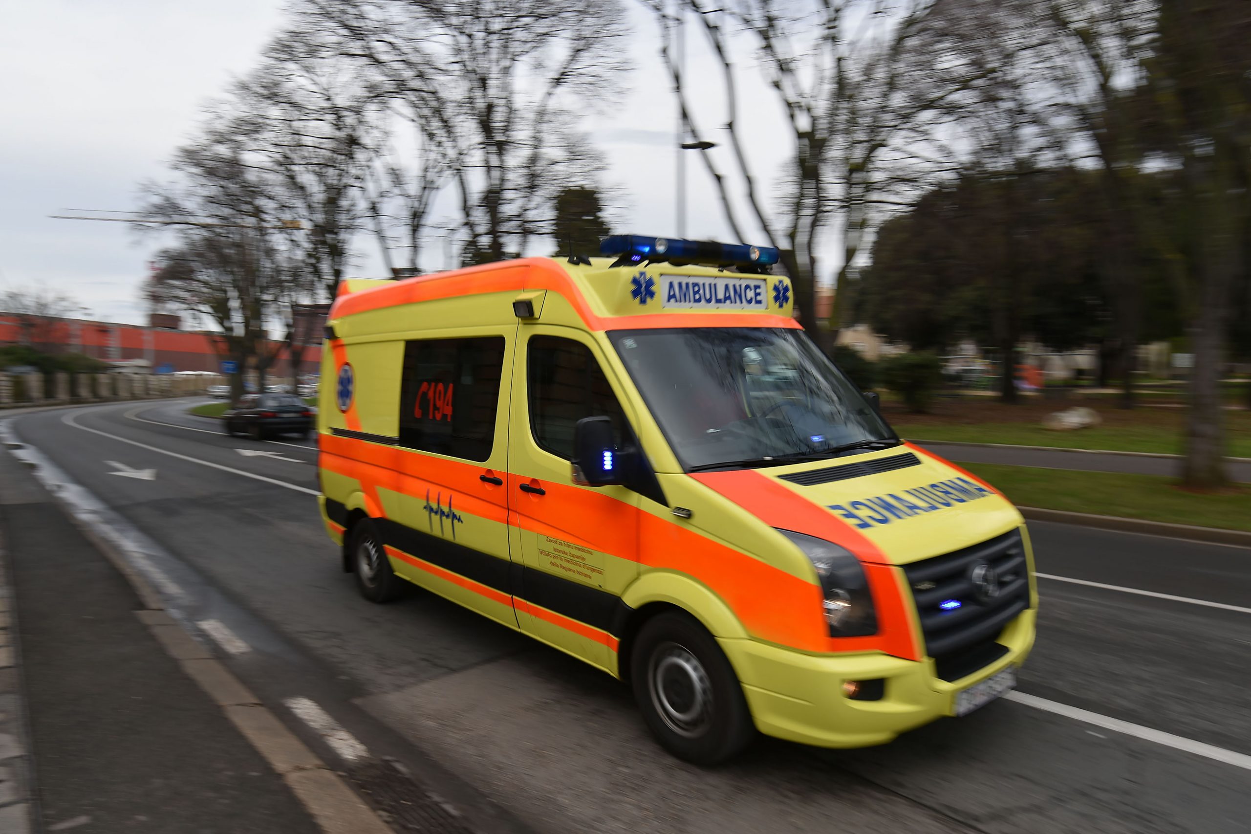 Vozilo Hitne pomoći 17.12.2018., Pula - Vozilo Hitne pomci. Photo: Dusko Marusic/PIXSELL