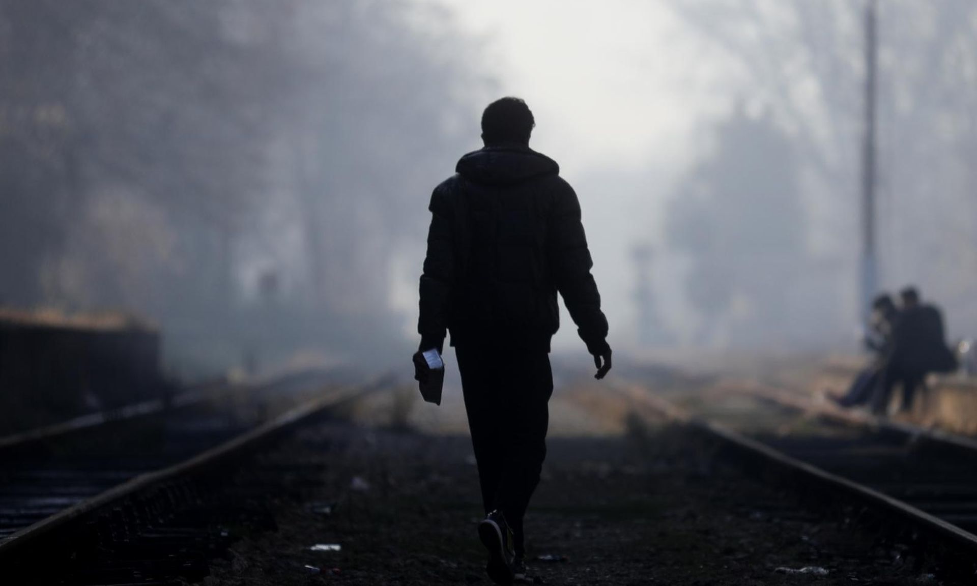 16.12.2019., Tuzla, Bosna i Hercegovina - Trenutno u Tuzli,  na autobusnom i zeljeznickom kolodvoru boravi oko 200 migranata. Taj broj svakodnevno varira jer migranti jos uvjiek idu u pokusaj prelaska granice, mnogi ostaju jer je na planinama vec snijeg tako da cekaju toplije vrijeme. Regionalni odbor "Merhameta" Tuzla, zajedno sa organizacijama "Caritas BiH" i "Puz" svakodnevno pomaze migrantima u Tuzli. "Mehamet" im dijeli dorucak i veceru, dok ostale organizacije pruzaju drugu pomoc. Medjunarodna organizacija za migracije (IOM) nema prihvatnih centara u Tuzli.
Photo: Armin Durgut/PIXSELL