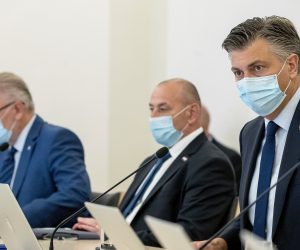 20.08.2020., Zagreb - Sjednica Vlade RH odrzana danas u Banskim dvorima.  Predsjednik Vlade RH Andrej Plenkovic.
Photo: Igor Kralj/PIXSELL