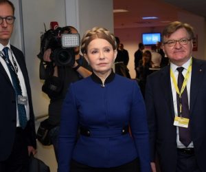 20.11.2019., Zagreb - Prvi dan dvodnevnog 24. izbornog kongresa Europske pucke stranke (EPP) u zagrebackoj Areni. Vise od 2000 sudionika iz 40 zemalja tijekom kongresa izabrat ce novo vodstvo Europske pucke stranke. Bilateralni sastanak premijera Andreja Plenkovica s Juliom Timosenko, predsjednicom Sveukrajinskog saveza Domovina iz Ukrajine
Photo: Marko Lukunic/PIXSELL