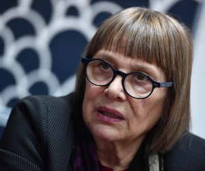 21.02.2018., Beograd, Srbija - Osnivacica Fonda za humanitarno pravo (FHP) iz Beograda Natasa Kandic.  Photo: Srdjan Ilic/PIXSELL
