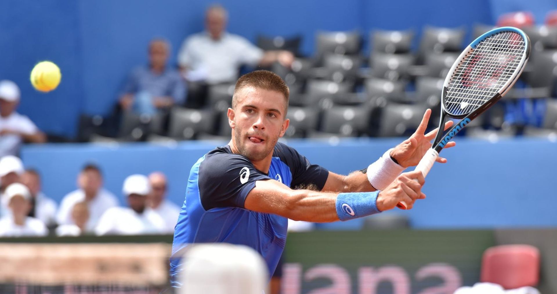 21.06.2020., Zadar - Teniski turnir Adria tour: Pedja Krstin i Borna Coric. Borna Coric. 
Photo: Dino Stanin/PIXSELL
