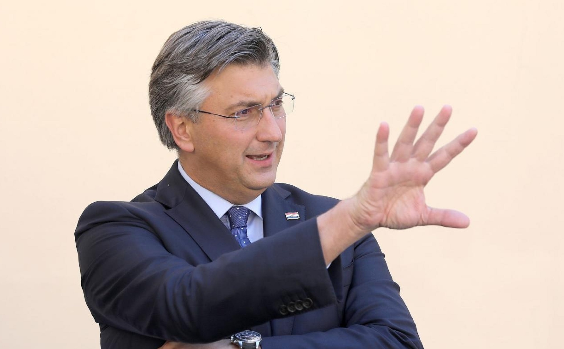 21.07.2020., Zagreb - Vlada Rh odrzala je u Banskim dvorima svoju 242. sjednicu, posljednju u ovom mandatu. Nakon sjednice premijer Plenkovic odrzao je konferenciju za medije.
Photo: Patrik Macek/PIXSELL