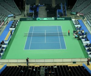 21.11.2016., Zagreb - Trening hrvatske Davis cup reprezentacije pred navijacima u Areni Zagreb. 
Photo: Igor Kralj/PIXSELL