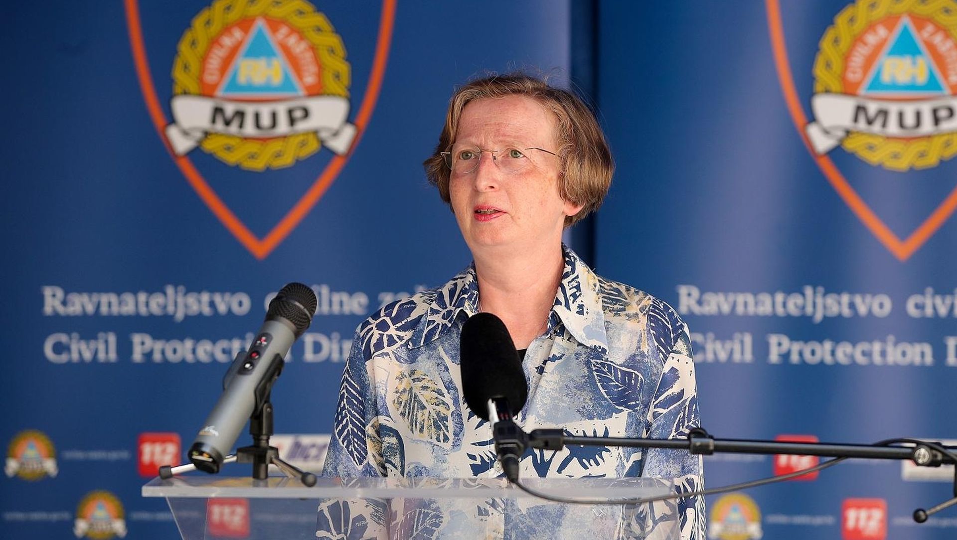 22.07.2020., Zagreb - Konferencija za medije Nacionalnog stozera civilne zastite oko korona virusa odrzana je sjedistu Ministarstva unutarnjih poslova Republike Hrvatske. Alemka Markotic. 
Photo: Goran Stanzl/PIXSELL