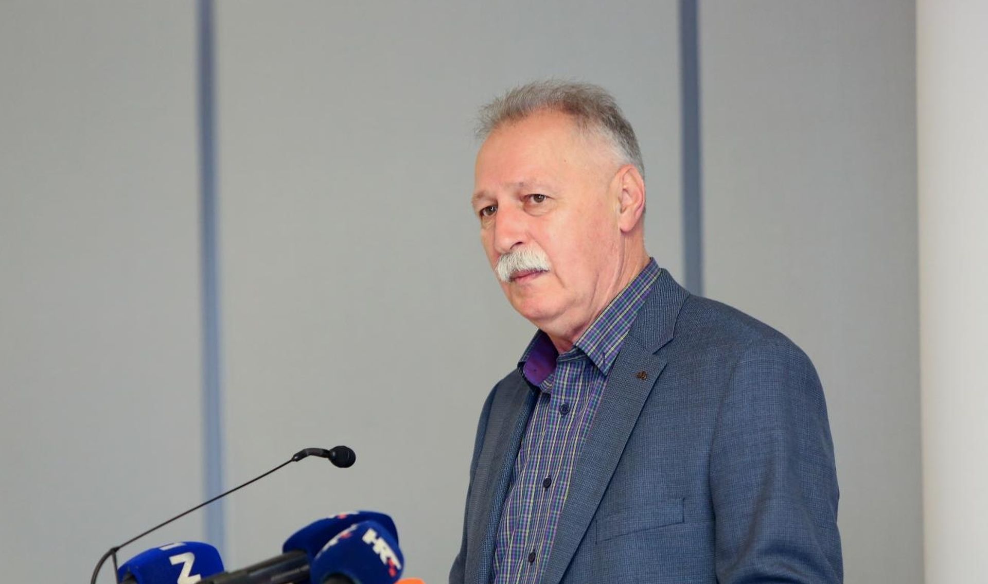 21.11.2019.,Zagreb - Konferencija za medije SHU i NSZSSH. Branimir Mihalinec.Photo: Emica Elvedji/PIXSELL
