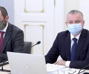 24.07.2020., Zagreb - 15. Vlada RH odrzala je u Banskim dvorima svoju prvu sjednicu. Vlada je sa sjednice u Hrvatski sabor poslala prijedlog zakona o obnovi Zagreba i njegove okolice od posljedica potresa 22. ozujka. 
Photo: Patrik Macek/PIXSELL