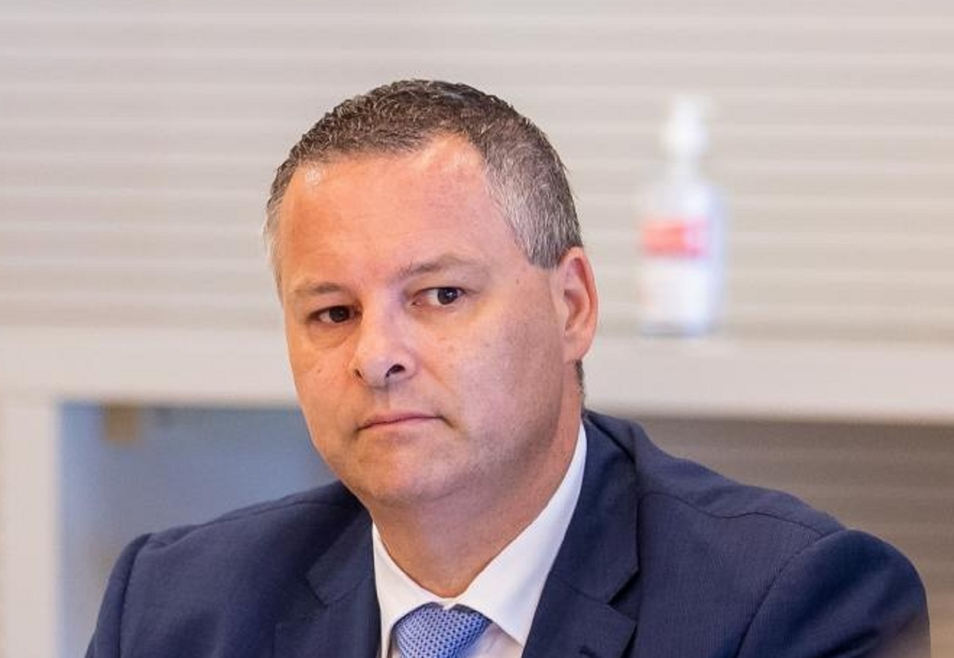 25.06.2020.., Pula - 
Hrvatska turisticka zajednica (HTZ) i TZ Istarske zupanije odrzan je koordinacijski sastanak na kojem je direktor HTZ-a Kristjan Stanicic predstavio promotivne aktivnosti HTZ-a u 2020. godini. Takodjer se razgovaralo o zajednickim promotivnim aktivnostima koje ce se provoditi u suradnji s turistickim zajednicama Istarske zupanije. Na fotografiji direktor HTZ-a Kristijan Stancic .
Photo: Srecko Niketic/PIXSELL