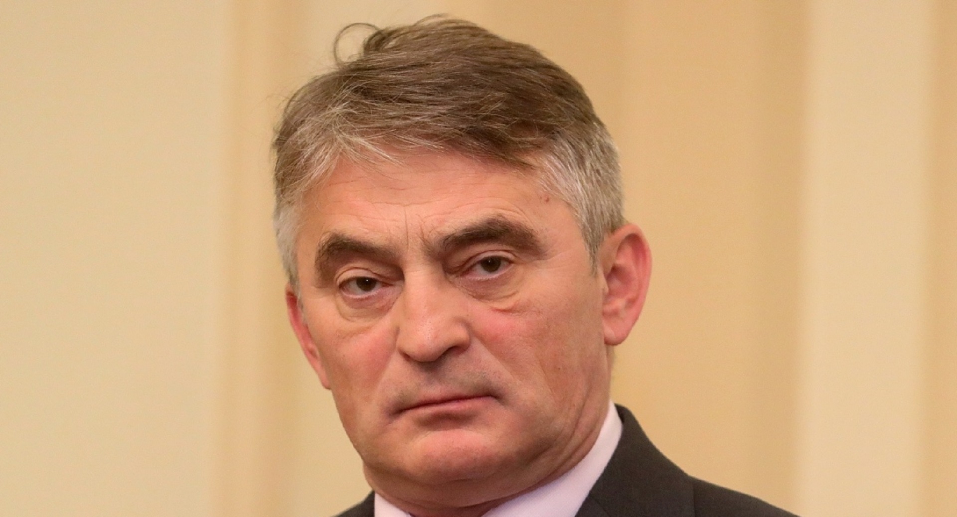 26.02.2020., Sarajevo, Bosna i Hercegovina - Predsjednik Demokratske fronte i clan Predsjednistva BiH Zeljko Komsic na konferenciji za medije. Photo: Armin Durgut/PIXSELL