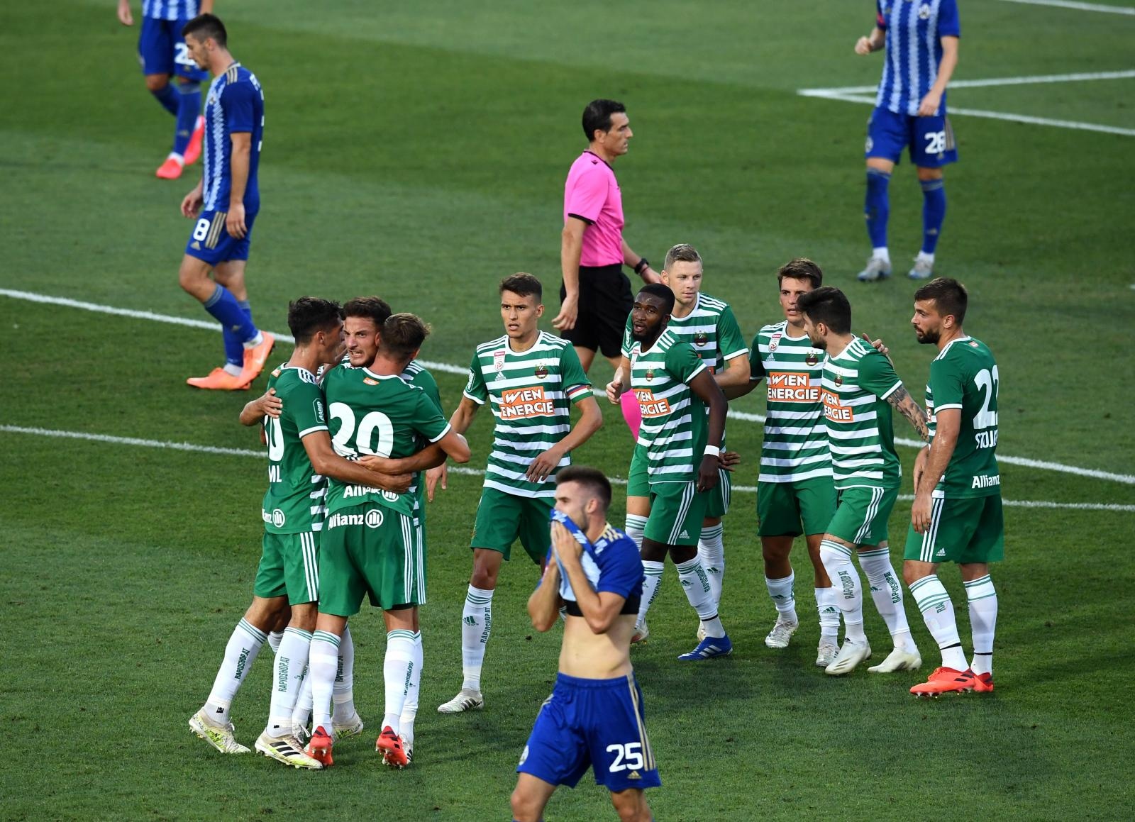 26.08.2020., Zagreb - Stadion Zagreb, 2. pretkolo kvalifikacija za Ligu prvaka: Lokomotiva – Rapid. Marijo Cuze
Photo: Marko Lukunic/PIXSELL