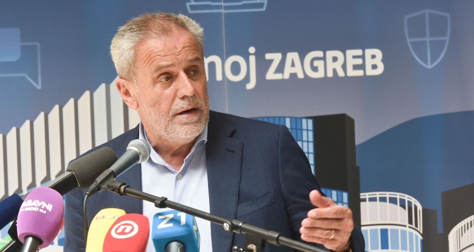 29.07.2020., Zagreb - Gradski stozer civilne zastite odrzao je redovnu konferenciju za medije. Gradonacelnik Milan Bandic Photo: Davorin Visnjic/PIXSELL