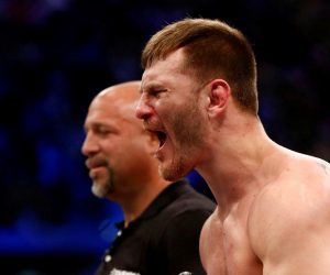 FILE PHOTO: Mixed Martial Arts - UFC Fight Night - Stipe Miocic v Fabricio Werdum FILE PHOTO: Mixed Martial Arts - UFC Fight Night - Stipe Miocic v Fabricio Werdum - Curitiba, Brazil, 15/5/16 - Stipe Miocic  celebrates his victory over Fabricio Werdum. REUTERS/Rodolfo Buhrer/File Photo Rodolfo Buhrer