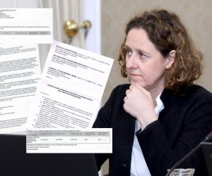 Zagreb: Vlada prihvatila Nacrt konačnog prijedloga zakona o udžbenicima 05.12.2018., Zagreb - U Banskim dvorima je odrzana 129. sjednica Vlade Republike Hrvatske na kojoj je, uz ostalo, usvojen Nacrt konacnog prijedloga zakona o udzbenicima i drugim obrazovnim materijalima za osnovnu i srednju skolu, koji je proteklih dana izazvao napetost unutar vladajuce koalicije. Ministrica kulture Nina Obuljen Korzinek. Photo: Patrik Macek/PIXSELL