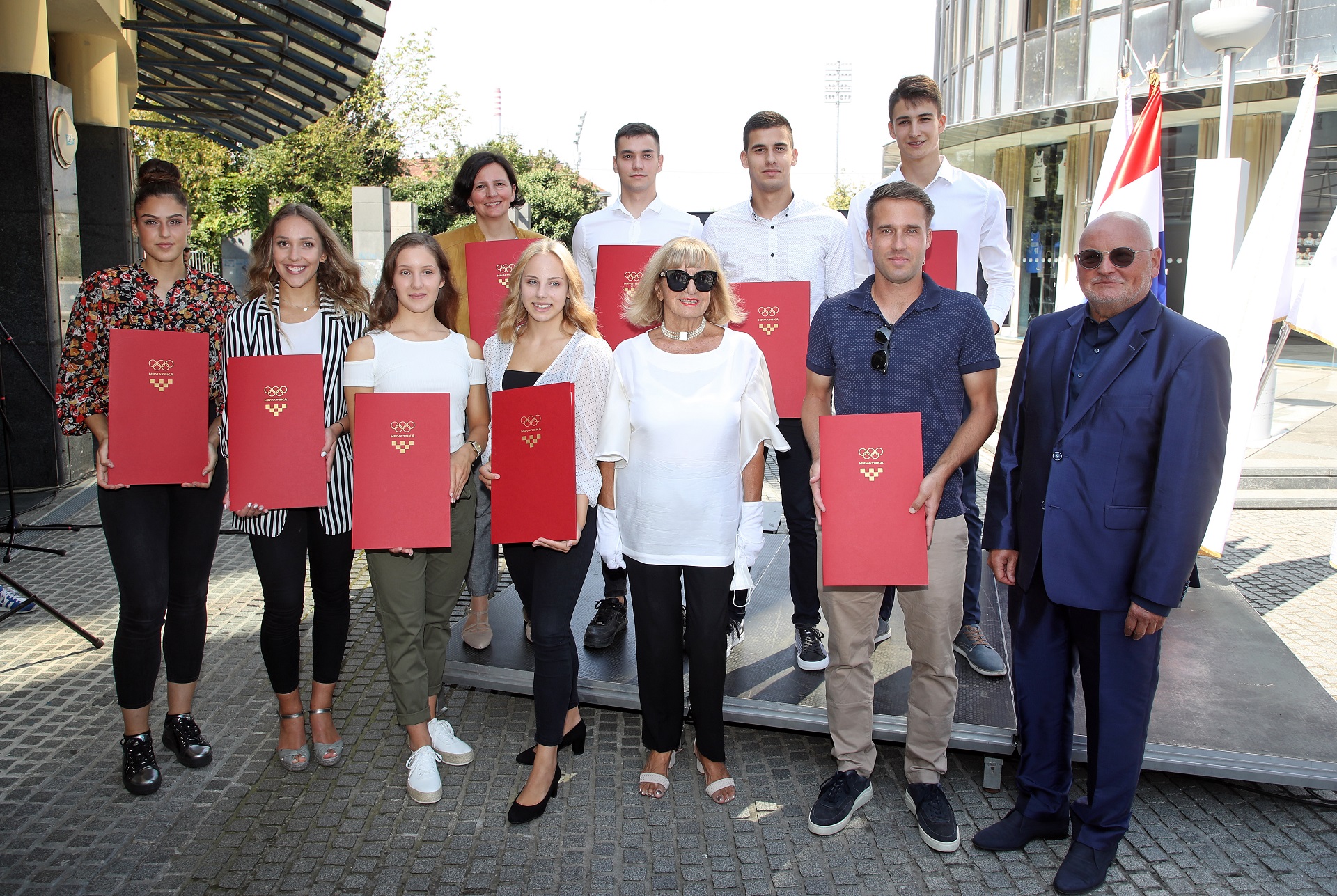 Zagreb, 10.09.2020 - Sveèana dodjela Nagrade Draen Petroviæ, koju Hrvatski olimpijski odbor (HOO) svake godine dodjeljuje sportaima mlaðih dobnih kategorija na obljetnicu svoga utemeljenja.
foto HINA/ Damir SENÈAR/ ds
