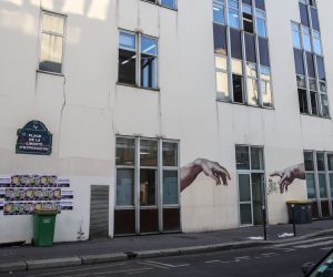 epa08696029 (FILE) A general view of the former head offices of the satirical newspaper Charlie Hebdo, in Paris, France, 02 September 2020 (reissued 25 September 2020). Four people have been wounded in a knife attack near former Charlie Hebdo offices, in Paris, France, on 25 September 2020. According to recent reports, two assailants are on the run.  EPA/MOHAMMED BADRA