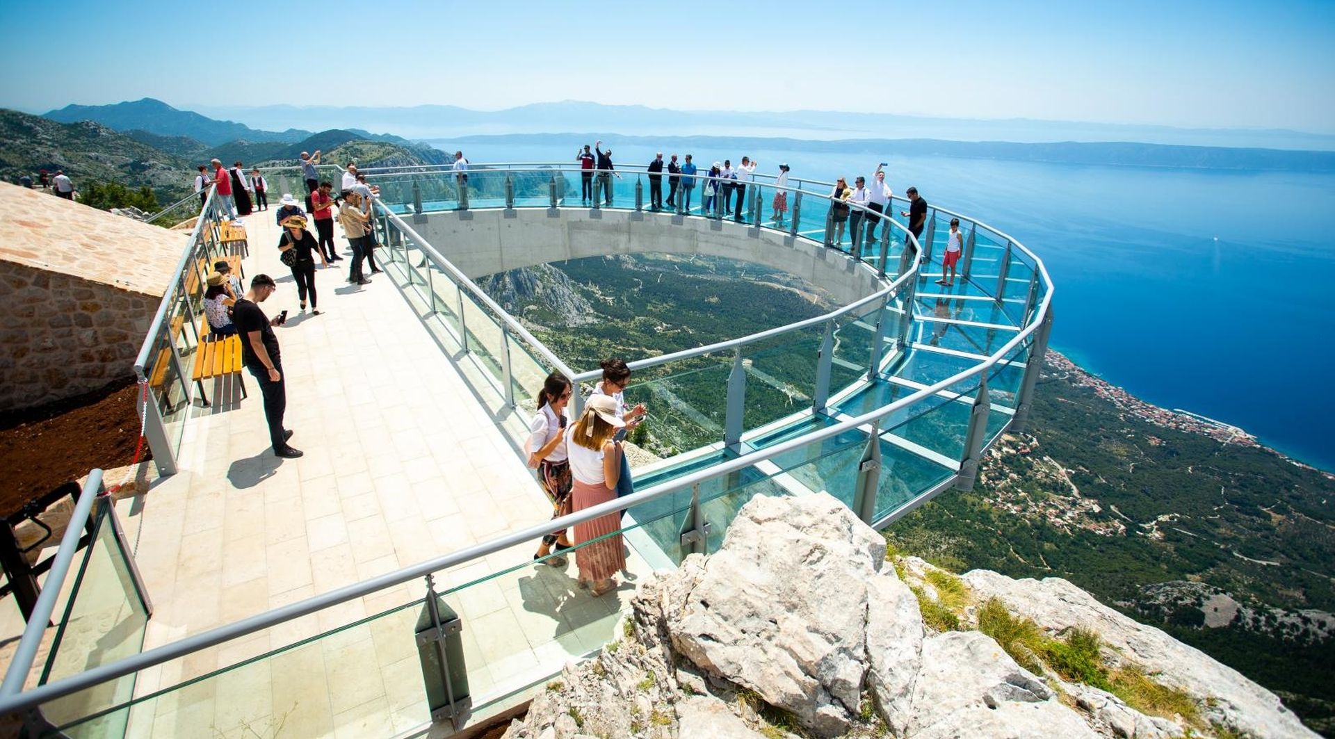 01.07.2020., Makarska - Svecano otvorenje nebeske setnice na Biokovu. Photo: Milan Sabic/PIXSELL