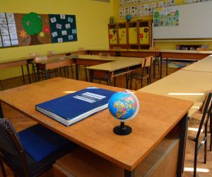 02.09.2015., Slavonski Brod - Prazna skolska ucionica. 
Photo: Ivica Galovic/ PIXSELL