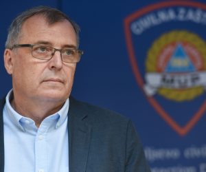 02.09.2020., Zagreb - Nacionalni stozer civilne zastite odrzao je konferenciju za medije o najnovijim detaljima sirenja koronavirusa u Hrvatskoj. Ravnatelj Hrvatskog zavoda za javno zdravstvo (HZJZ) Krunoslav Capak. Photo: Davorin Visnjic/PIXSELL