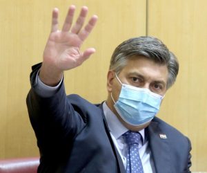 02.09.2020., Zagreb - Sabor je danas poceo 2. izvnarednu sjednicu koja je sazvana na zahtjev Vlade radi donosenja Zakona o obnovi Zagreba i okolice nakon potresa. Predsjednik Vlade RH Andrej Plenkovic Photo: Patrik Macek/PIXSELL