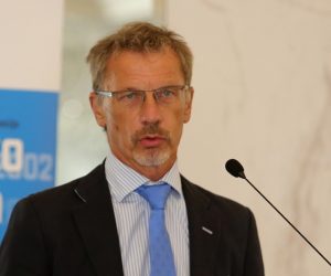 03.09.2020., Opatija - 23. znanstveno-strucna konferencija "Hrvatsko novcano trziste" u organizaciji Trzista novca Zagreb, odrzava se u hotelu Royal. Guverner HNB-a Boris Vujcic. 
Photo: Goran Kovacic/PIXSELL