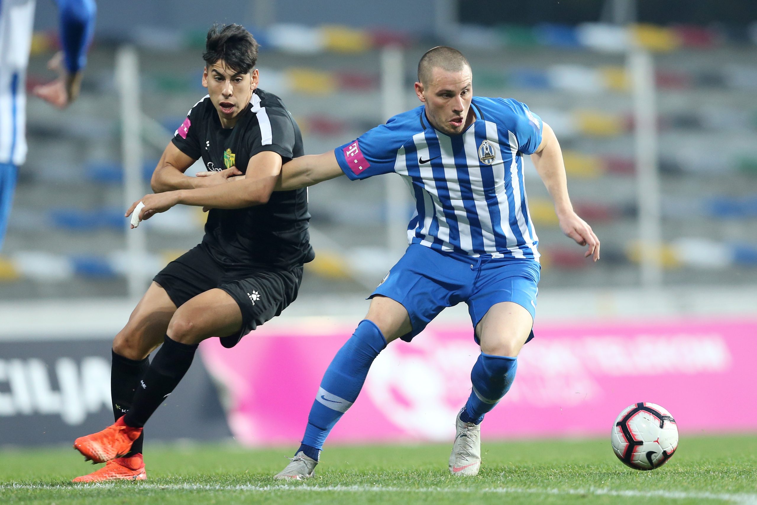 Zagreb: Lokomotiva i Istra sastali se u 13. kolu HT Prve lige 03.11.2018., stadion u Kranjcevicevoj ulici, Zagreb - Hrvatski Telekom Prva liga, 13. kolo, NK Lokomotiva - NK Istra 1961. Dejan Radonjic. 
Photo: Luka Stanzl/PIXSELL