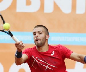 04.06.2020., Osijek - Hrvatski Premier Tenis turnir. Prvi mec muski parovi. Borna Coric i Ivan Dodig protiv Franka Skugora i Borne Gojo. Photo: Davor Javorovic/PIXSELL