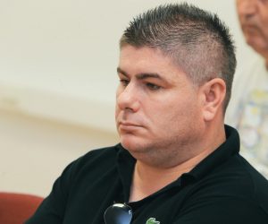 04.07.2016., Osijek - Na Zupanijskom sudu zapocelo sudjenje izmedju  Ranka Ostojica i  Velimira Bujanca zbog klevete. 
Photo: Davor Javorovic/PIXSELL