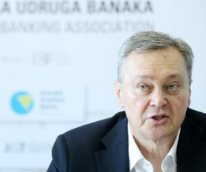 05.06.2019., Zagreb - HUB Analize 68 "Kamatni rizik: fiksirati ili varirati?". Na konferenciji su govorili direktor HUB-a Zdenko Adrovic i Velimir Sonje, ekonomski analiticar, Arhivanalitika. Zdenko Adrovic.  
Photo: Sanjin Strukic/PIXSELL