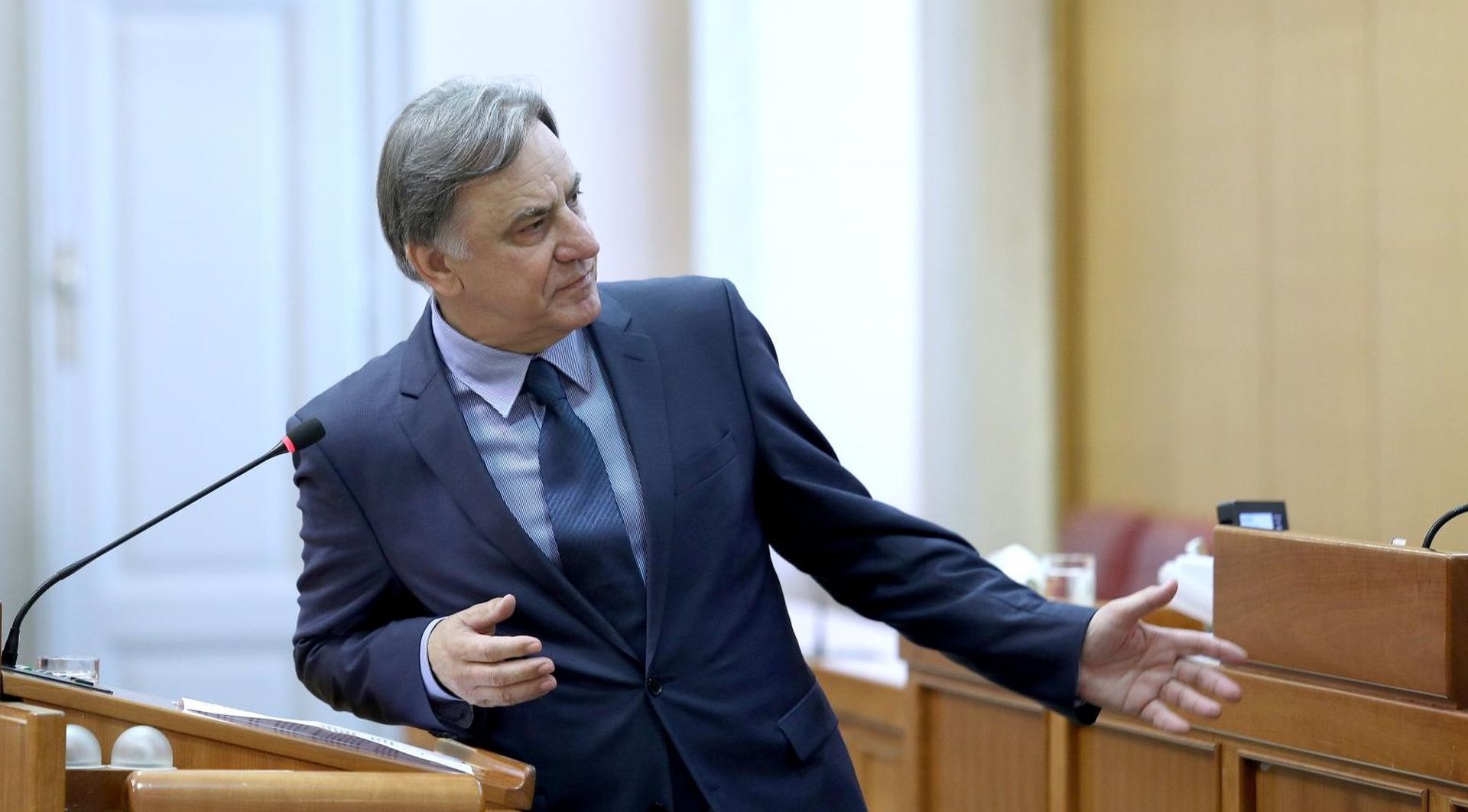 05.07.2019., Zagreb - Sabor je 12. sjednicu nastavio raspravom o prijedlogu odluke o imenovanju zamjenice glavnoga drzavnog revizora. Ivan Klesic
Photo: Patrik Macek/PIXSELL