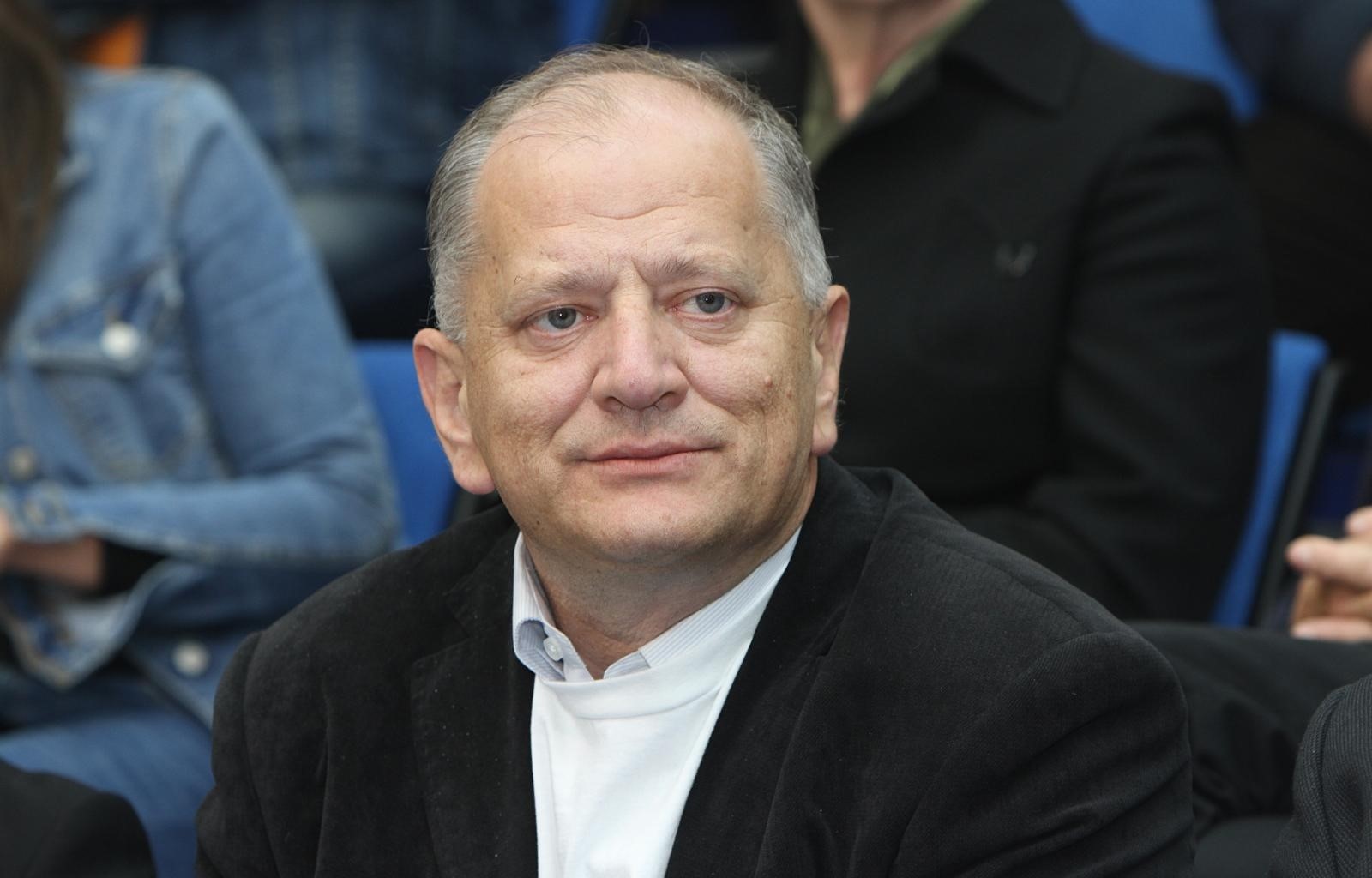 07.05.2014., Karlovac - Tribina Nacionalnog foruma u sklopu predizborne kampanje za EU parlament. Na tribini su govorili  Nikica Gabric, Jadranka Kosor, Vladimir Ferdelji, Djuro Lubira i Linda Rossini Gajsak. Nikica Gabric. 
Photo: Kristina Stedul Fabac/PIXSELL