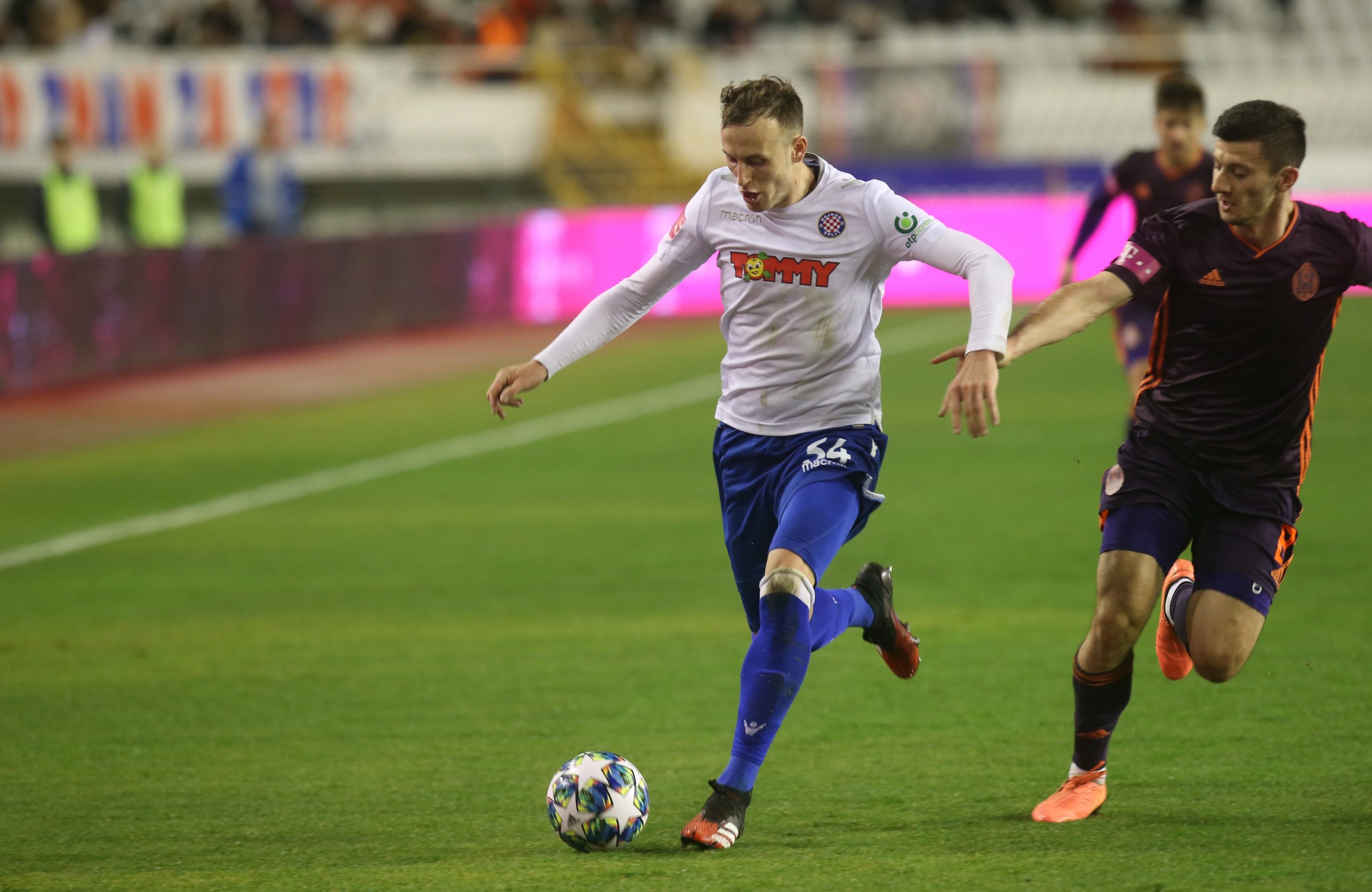08.02.2020.,Split- Utakmica 21. Kola Hrvatski telekom Prve lige izmedju HNK Hajduk i NK Lokomotiva. Ardian Ismajli 
Photo: Ivo Cagalj/PIXSELL