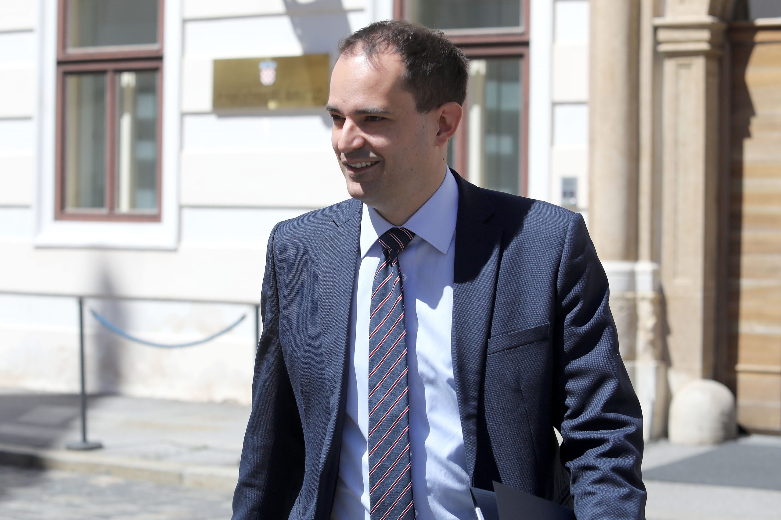 08.07.2020., Zagreb - Uoci sutrasnje sjednice Vlade ministri su se okupili na Uzem kabinetu u Banskim dvorima. 
Ivan Malenica, ministar uprave Photo: Patrik Macek/PIXSELL