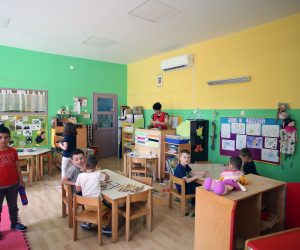 09.06.2020.,Sibenik - U povodu zavrsetka projekta Energetska obnova zgrade Djecjeg vrtica „Gradja“ te projekta Energetska obnova zgrade Djecjeg vrtica „Sibenski tići“ odrzana je konferencija za medije.Na konferenciji su govorili gradonacelnik Zeljko Buric,zamjenik gradonacelnika Danijel Mileta i ravnateljica djecjeg vrtica Smilje Gorana Rakic.
Photo: Dusko Jaramaz/PIXSELL