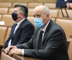 09.09.2020. ,Zagreb - Hrvatski sabor, svecana komemoracija u spomen na prvog predsjednika Hrvatskoga sabora dr. Zarka Domljana. Branko Bacic
 Photo: Admir Buljubasic/HINA/POOL/PIXSELL