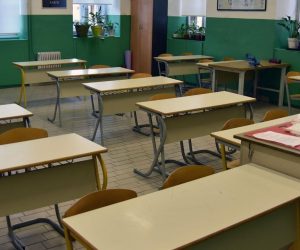 10.10.2019., Pula -  Zapoceo strajk ucitelja i profesora u osnovnim i srednjim skolama. Osnovna skola Centar. Photo: Dusko Marusic /PIXSELL