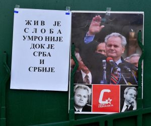 01.03.2018., Pozarevac, Srbija - Gradjani odali pocast nekadasnjem predsjedniku Srbije i Jugoslavije Slobodanu Milosevicu, koji je prije 12 godina preminuo u haskom pritvoru tijekom sudjenja za ratne zlocine na podrucju Hrvatske, BiH i Kosova.
Slobodan Milosevic umro je 11.ozujka 2006. u celiji haskog pritvora u Scheveningenu, a pokopan je bez drzavnih pocasti u dvoristu obiteljske kuce u Pozarevcu. 
Photo: Srdjan Ilic/PIXSELL