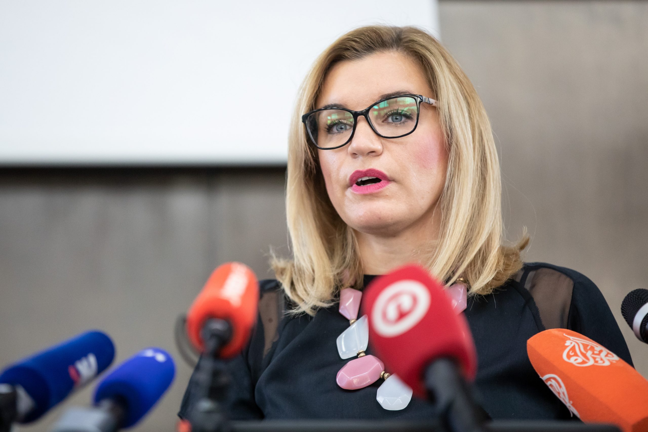 11.09.2020., Zagreb - Ministrica turizma i sporta Nikolina Brnjac i direktor Hrvatske turisticke zajednice (HTZ) Kristjan Stanicic predstavili su rezultate dosadasnjeg dijela ove turisticke godine te najavili planove i aktivnosti za iduce razdoblje. Nikolina Brnjac.
Photo: Davor Puklavec/PIXSELL