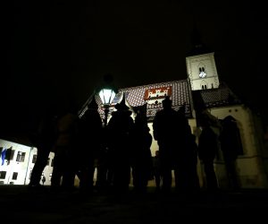 11.02.2017., Zagreb - Gornjogradske coprnice nocni je kulturno-turisticki obilazak samog sredista i Gornjeg grada po znamenitim lokacijama, s kostimiranim vodicem i uz susret kostimiranih likova iz proslosti i njihovih dogodovstina. 
Photo: Sanjin Strukic/PIXSELL