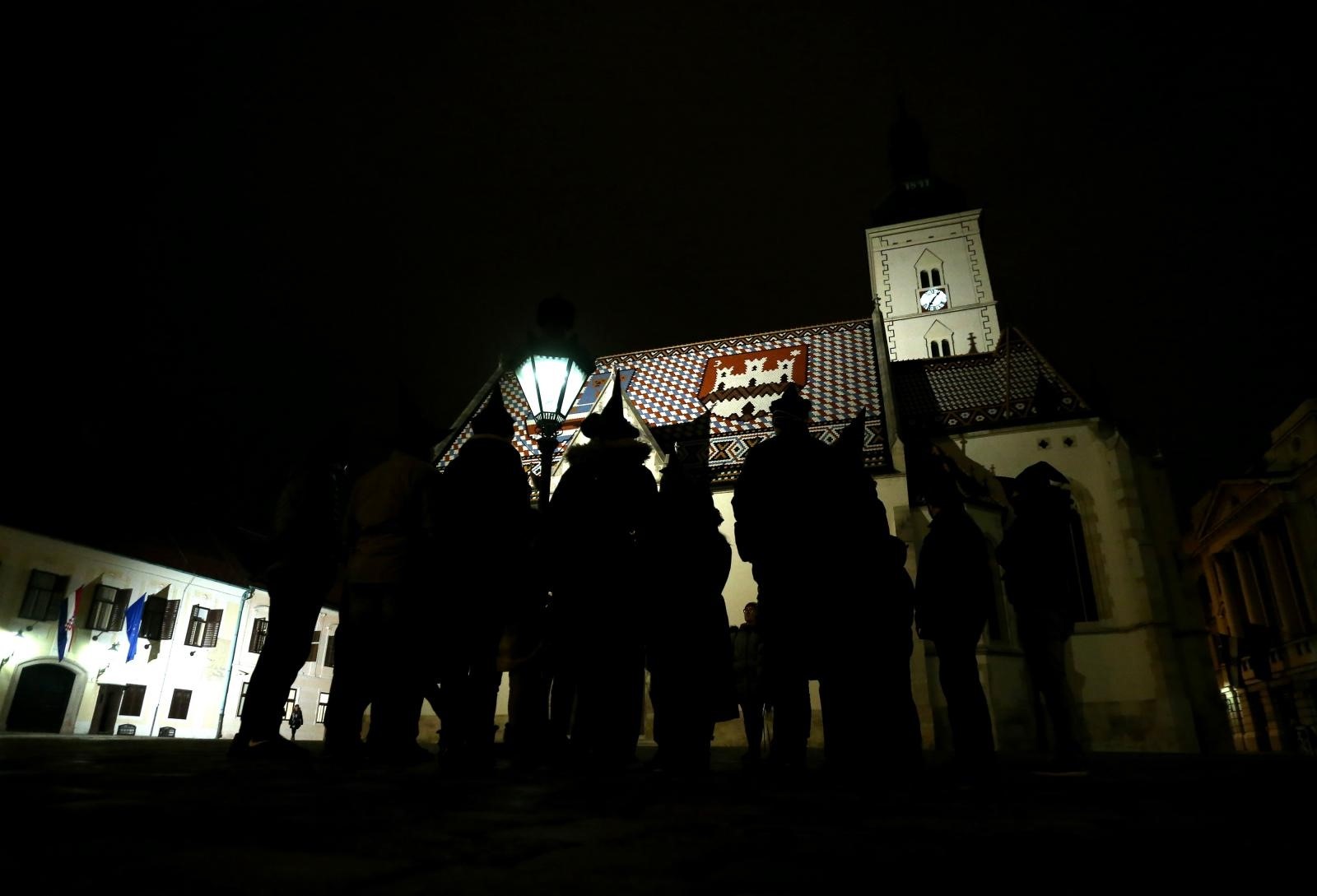11.02.2017., Zagreb - Gornjogradske coprnice nocni je kulturno-turisticki obilazak samog sredista i Gornjeg grada po znamenitim lokacijama, s kostimiranim vodicem i uz susret kostimiranih likova iz proslosti i njihovih dogodovstina. 
Photo: Sanjin Strukic/PIXSELL