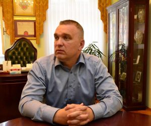 12.05.2017., Pozega - U Gradskoj vijecnici doslo je do fizickog obracuna gradonacelnika Vedrana Neferovica i novinara 034 portala Mladena Mirkovica koji je nakon incidenta potrazio lijecnicku pomoc. 
Photo: Ivica Galovic/PIXSELL
