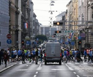 13.10.2019., Zagreb - Trg bana Jelacica, 28. Zagrebacki maraton. Photo: Marin Tironi/PIXSELL