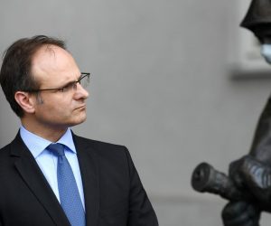 14.07.2020., Zagreb - Francuska Vlada donirala je Javnoj vatrogasnoj postaji Zagreb opremu u vrijednosti 50000€ povodom francuskog nacionalnog praznika Dan pada Bastille. Zvonimir Frka Petesic. Photo: Marko Lukunic/PIXSELL