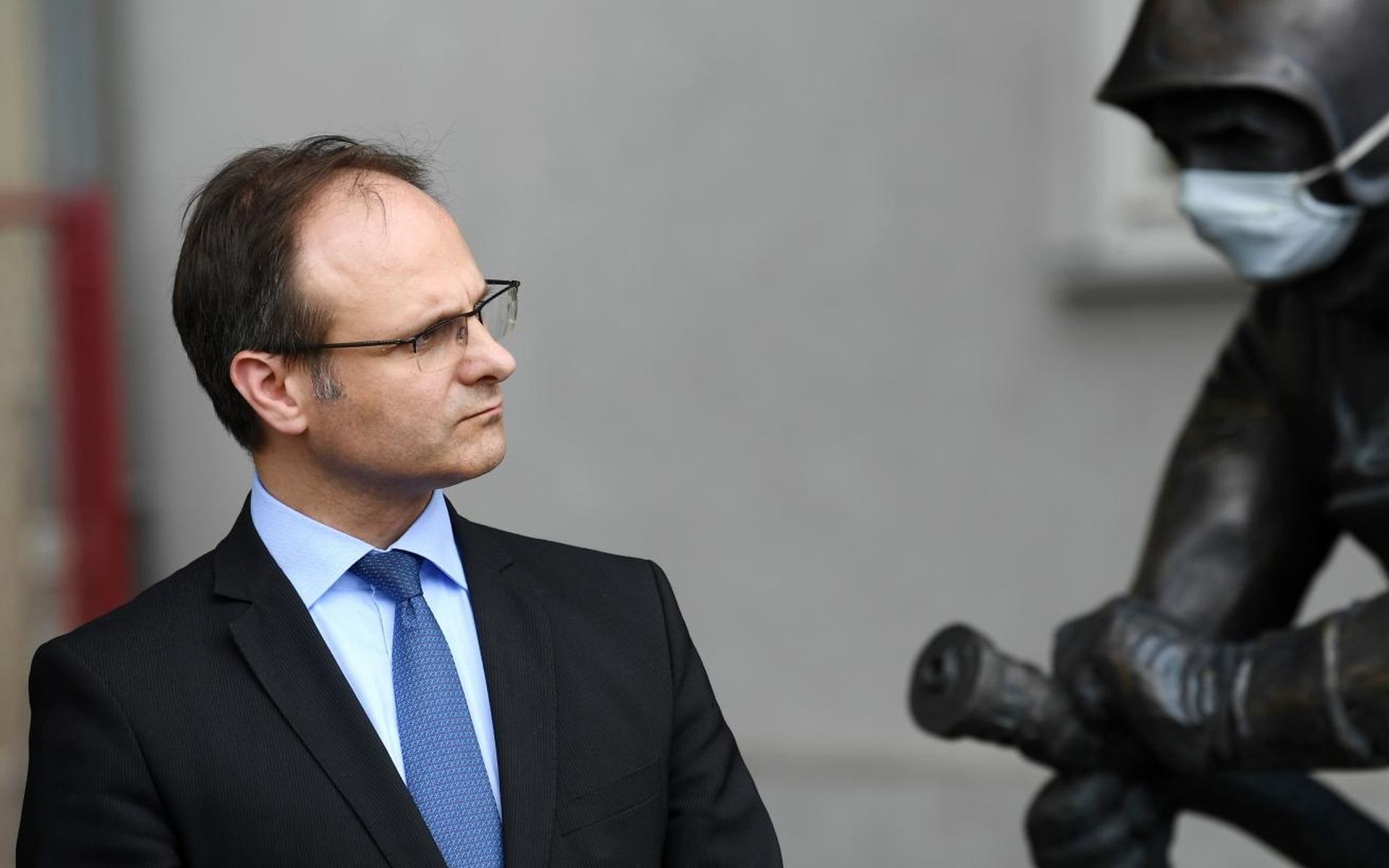 14.07.2020., Zagreb - Francuska Vlada donirala je Javnoj vatrogasnoj postaji Zagreb opremu u vrijednosti 50000€ povodom francuskog nacionalnog praznika Dan pada Bastille. Zvonimir Frka Petesic. Photo: Marko Lukunic/PIXSELL