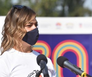 14.09.2020., Zagreb - Na stadionu Mladosti odrzana je konferencija za medije uoci odrzavanja Zagreb Meeting 2020 – 70. memorijala Borisa Hanzekovica. Na konferenciji su sudjelovali gradonacelnik Grada Zagreba Milan Bandc, direktorica Mitinga Ivana Brkljacic, te zvijezde Mitinga: olimpijska pobjednica u bacanju diska Sandra Perkoviic, olimpijska pobjednica u bacanju koplja Sara Kolak, Nicole Mcdermott, svjetski prvak na 100 metara Ramil Guliyev,  i svjetski doprvak na 800 metara Amel Tuka.  
Photo: Davorin Visnjic/PIXSELL